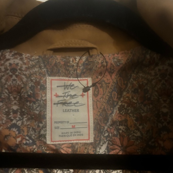 (NWOT) Free People Flowers On The Wall Suede Jacket Size M We The Free - Picture 8 of 15